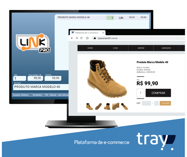 Integração do Sistema Link com a loja Tray